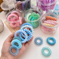 Dream mermaid Ji color telephone line Hairband girls do not hurt hair occurrence little girl sweet head rope female hair accessories