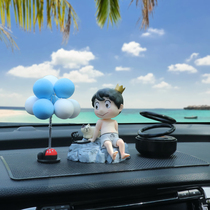 Car Pendulum Motion Cartoon King Ranking Poggie Prince Hand-In-Car Fragrant Lavender Control Bench Cute Adornment Paparazzi