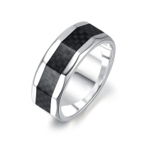 Original personality 925 silver ring Mens hand women ins Chauder lovers lukewarm wind opening ring forefinger ring