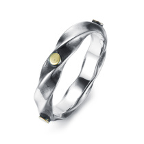 Personality Design 925 silver Mobius ring Mens ring Mens ring Small crowdage fashion forefinger Ring Tide