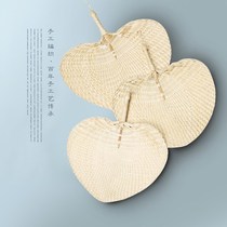 Summer fan summer fan handmade hand hand fan baby cool mosquito repellent fan brown leaf big fan