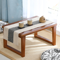 Zen Chinese study table Bay window Small coffee table Low table Bedroom sitting floor Japanese Tatami floor Tea table Kang table Solid wood