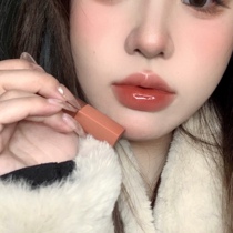 holika08 apostle mirror caring lip glazed without fig papaya milk gentle almond naked orange clear through lipstick