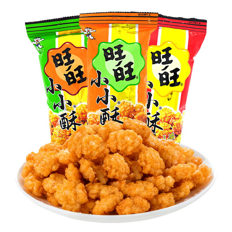 旺旺小小酥60g原味休闲膨化好吃8090怀旧零食品小吃新享专用