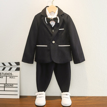 Boy gown Spring autumn suits suit children host performance wedding Playboy piano playing boy foreign air suit