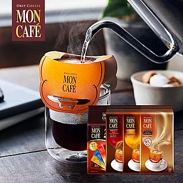 MONCAFE片冈挂耳咖啡滴滤式黑咖啡粉[10元优惠券]-寻折猪