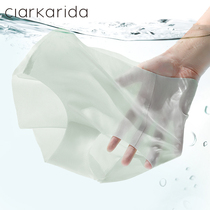 Clarkarida Ladies Panties Womens Ice Silk Traceless Summer Thin Breathable Buttocks Sexy Girls Briefs