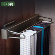 Wardrobe neckline rack wardrobe belt belt towel rack push pull bag rack silk scarf adhesive hook cloakroom hardware accessories