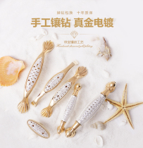 European hollow hollow diamond crystal handle wardrobe door light luxury modern windbreaker cabinet drawer Golden Silver water Diamond