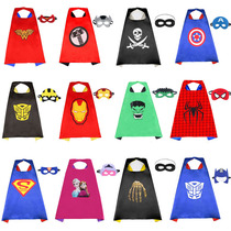 Halloween childrens costume cos performance costume performance boy kindergarten hero cloak cloak clothes set