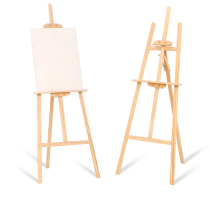 1 5-1 75 drawing board easel set 4K drawing board art students special childrens sketching painting oil easel wooden sketch folding display stand beginner childrens support painting shelf wooden