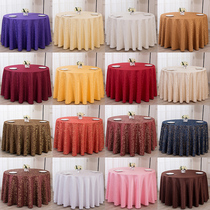 Hotel Table Bubbuyi European-style Restaurant Hotel Grand-round table Table Bubside table cloth Round table Bubbub Home Custom