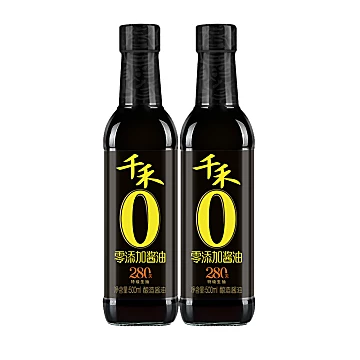 【千禾零添加酱油】头道原香280天500ml[2元优惠券]-寻折猪