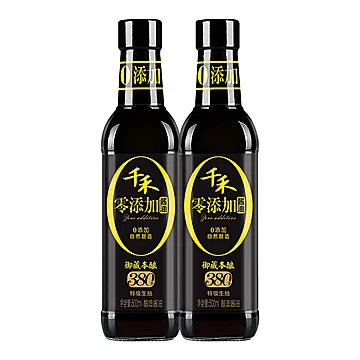 千禾酱油380天御藏本酿500ml[2元优惠券]-寻折猪