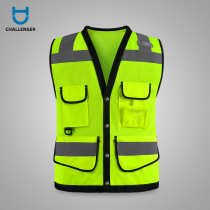 Reflective vest Summer breathable construction traffic riding safety clothing construction Meituan vest driver printing