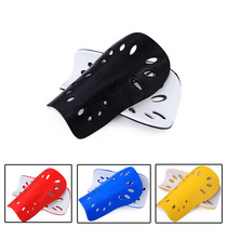 Sports football protective gear leg guard with hole breathable leg guard for children and adult ultra-light guard plate insert plate
