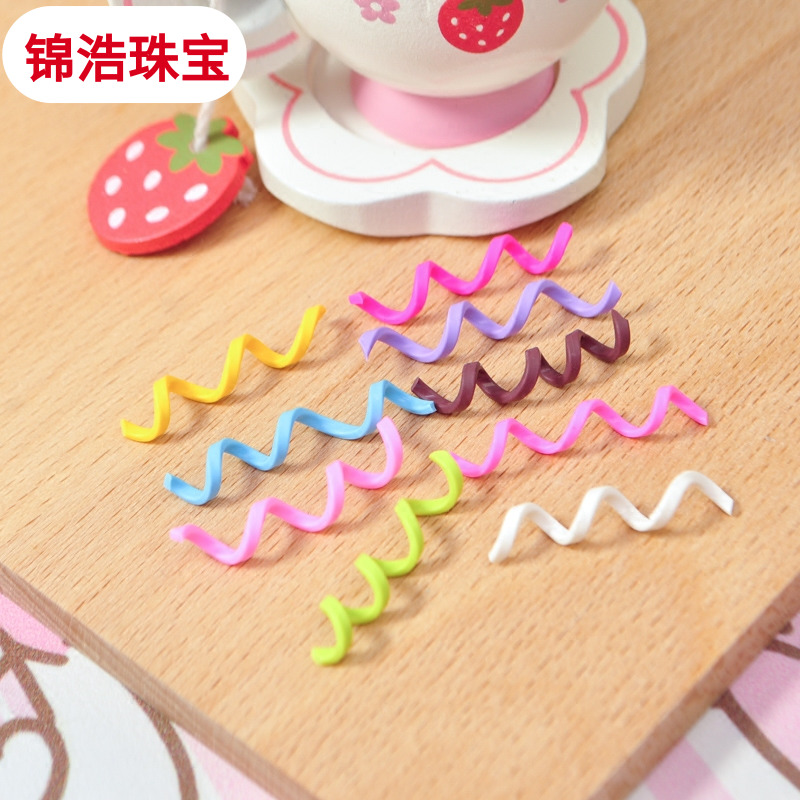 Simulation accessories chocolate coils of DIY ls Simulation food play clay cake superfine rolls club spring roll bar