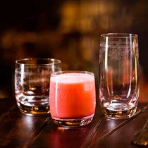 MrSlim Crystal Glass Roasted flower totem Whiskey Cup Colin Cup Juice Cup Drink cup Cocktail cup Water cup