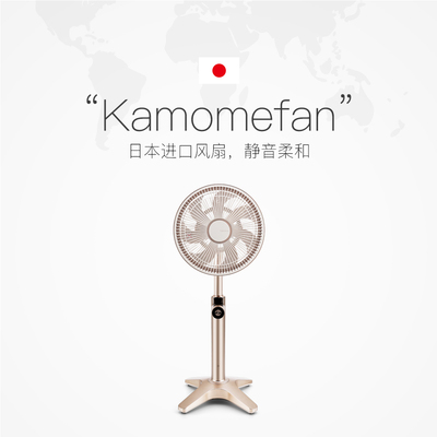 kamomefan日本海鸥电风扇静音落地扇立式家用定时遥控风扇251