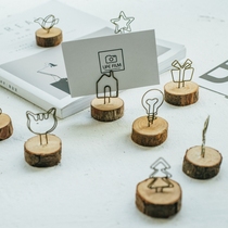 Photo props value retro ZAKKA wood wrought iron clip message clip Photography small ornaments recommended by the treasurer