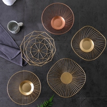 2021 net red pops plate fruit tray creative living room home new tea table Nordic Feng Shui fruit basin fashion tray