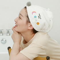Man Kloshi Dry Hair Hat Female Cute Hair Wiping Dry Hair Towel Absorbent Quick-drying Headscarf Long Short Hair Shower Cap