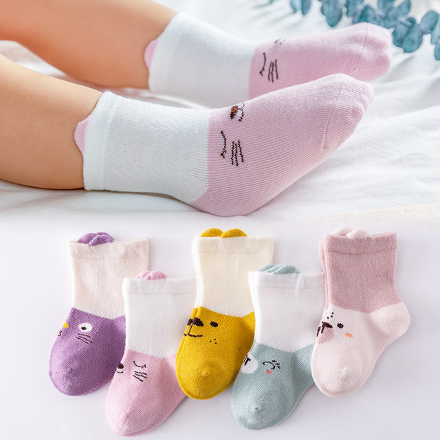 ຖົງຕີນເດັກນ້ອຍແມ່ນງາມແລະງາມທີ່ສຸດໃນພາກຮຽນ spring ແລະດູໃບໄມ້ລົ່ນຝ້າຍ socks ເດັກນ້ອຍບາງໆແລະຖົງຕີນເດັກນ້ອຍເກີດໃຫມ່ດູໃບໄມ້ລົ່ນແລະລະດູຫນາວກາງທໍ່ເດັກນ້ອຍເກີດໃຫມ່