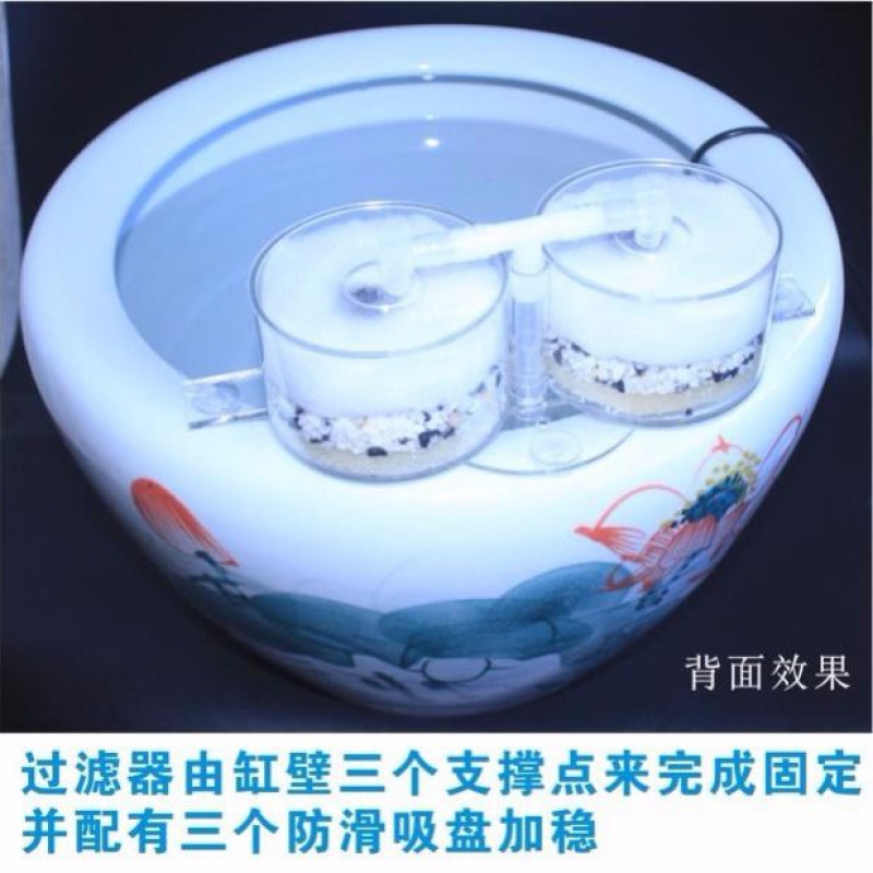 Circular oxygen water circulation tank absorbers, fish farming has increased the filter box filter purification tank ceramic equipment