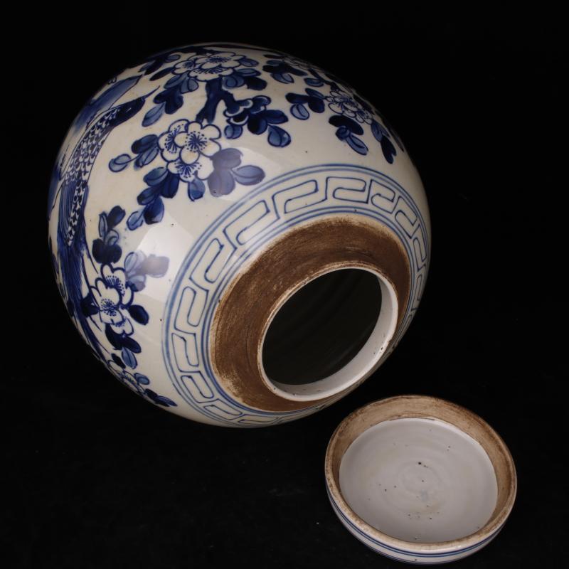 Pure checking porcelain of jingdezhen folk charactizing a fine spring day old POTS do old antique reproduction antique collection furnishing articles