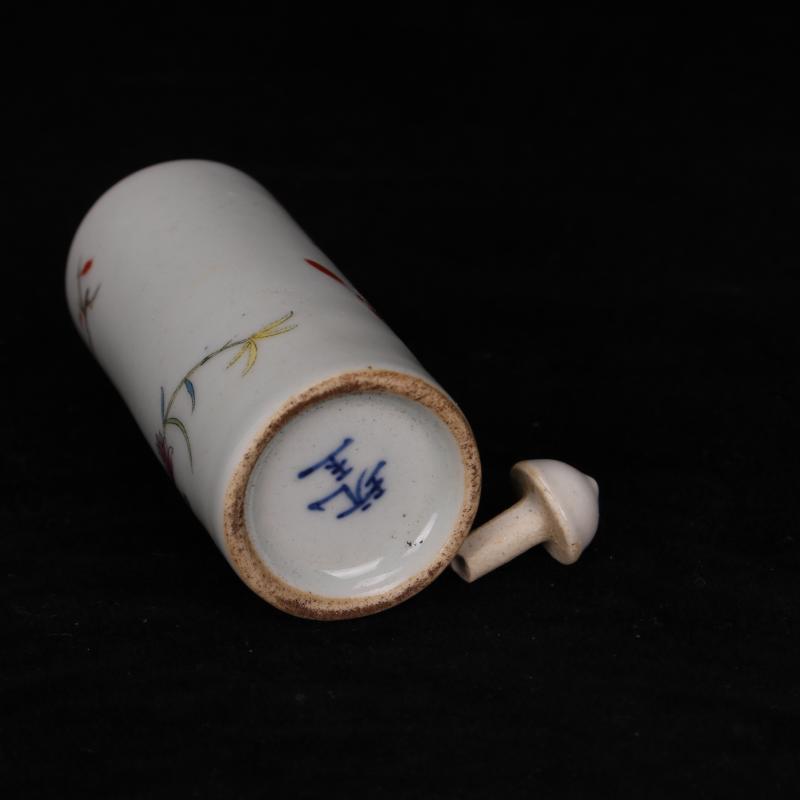 Jingdezhen archaize play jade antique old porcelain mini snuff bottle the study ancient frame to collect small place
