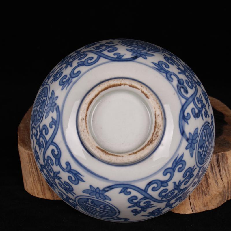 Stories of archaize of jingdezhen blue and white porcelain life of word lines play bowls archaize antique old do old furnishing articles