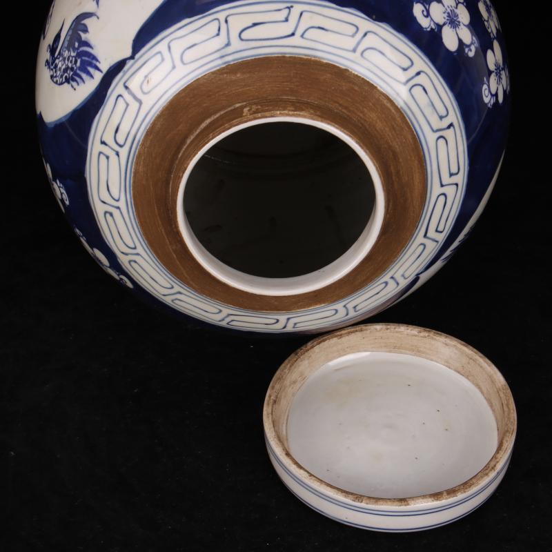 Pure checking porcelain of jingdezhen folk old man the way old POTS do old antique reproduction antique collection furnishing articles