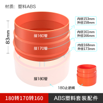 Integrated stove conversion reduced diameter 180 to 170 to 160