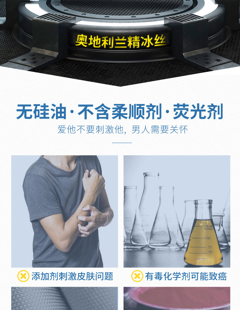 奥地利兰精冰丝无硅油·不含柔顺剂·荧光剂爱他不要刺激他,男人需要关怀③添加剂刺激皮肤问题③有毒化学剂可能致癌-推好价 | 品质生活 精选好价