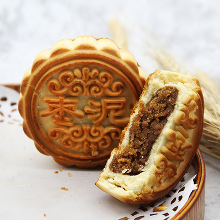 东北五仁月饼100g*10块 老式传统糕点散装青红丝豆沙枣泥芝麻包邮