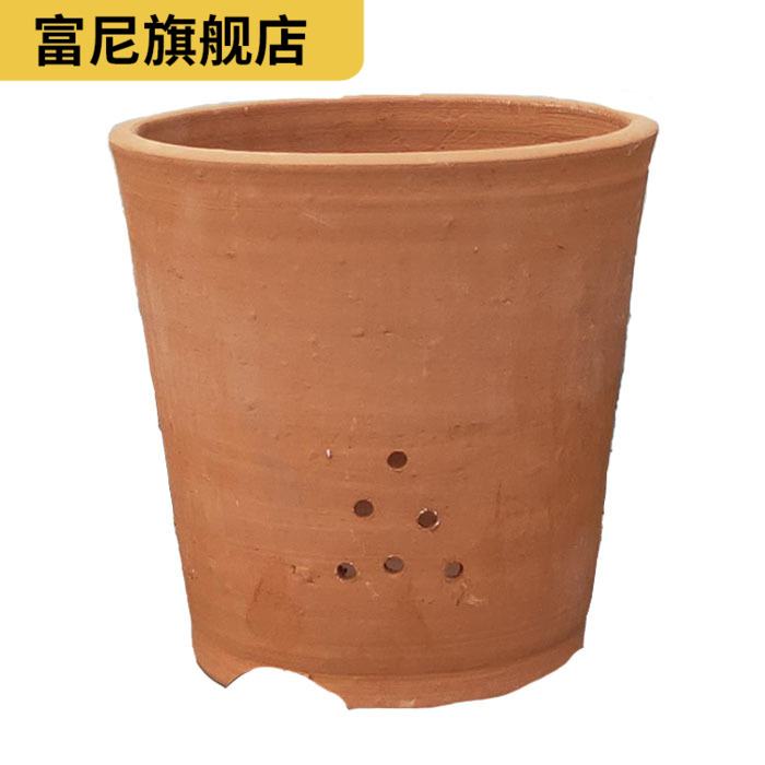 Rich, flower pot made of baked clay basin of clivia tuba basin, coarse sand specials clay ceramic clay old custom breathe freely