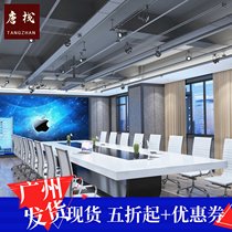 Paint conference table long table Simple modern white office desk negotiation table meeting table Office furniture long table customization