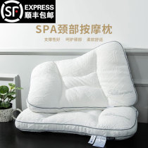 spa sweet love neck massage with cervical spine pillow high rebound soft hotel pillow pillow core adult partition pillow