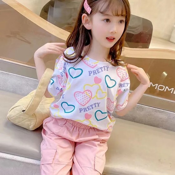 Female treasure pure cotton short -sleeved 2024 female treasure summer love top fashion girl T -shirt foreign girl bottom shirt
Female treasure pure cotton short -sleeved 2024 female treasure summer love top fashion girl T -shirt foreign girl bottom shirt