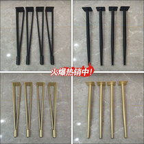 Special offer simple table legs desk TV cabinet custom wrought iron metal dining table feet coffee table support column dresser tripod