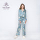 SOIE JARDIN3# VAN GOGH SILL PAJAMAS 오리지널 인쇄 뽕나무 실크 홈 의류 3 피스 매칭 세트 SOIE JARDIN3# VAN GOGH SILL PAJAMAS 오리지널 인쇄 뽕나무 실크 홈 의류 3 피스 매칭 세트
