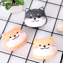 Contact lens case Xiaochai dog Akita dog beauty pupil box cute companion myopia glasses care portable double box