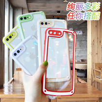 iphonese mobile phone case 8plus Apple se2 generation transparent 7plus all-inclusive iphone9 silicone iphone7 anti-fall 6SPlus ultra-thin 6S soft