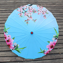 Silk Performance Umbrella Dance Umbrella China Wind Oil Paper Umbrella Classical walking show Waterproof Sunscreen Practical decorative paper umbrella