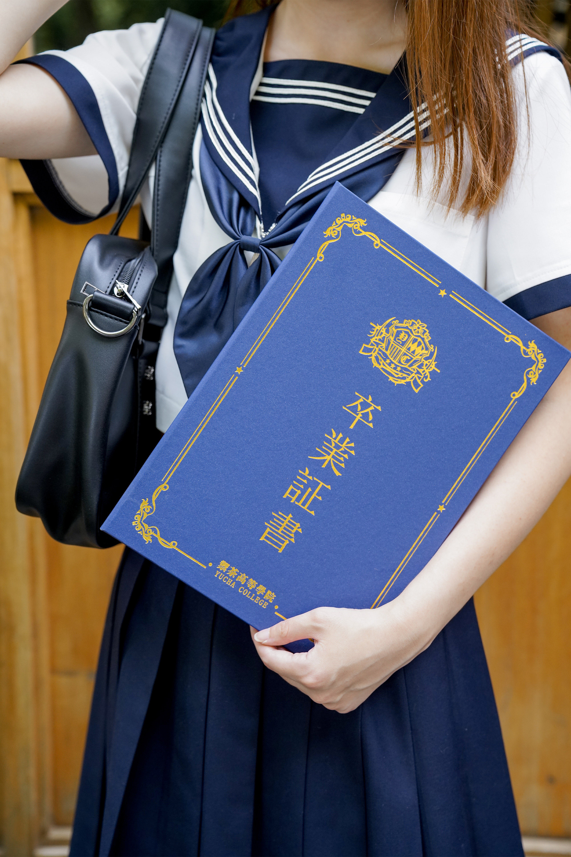 【御茶家】毕业证书jk卒业学院风小清新拍照道具搭配【现货】