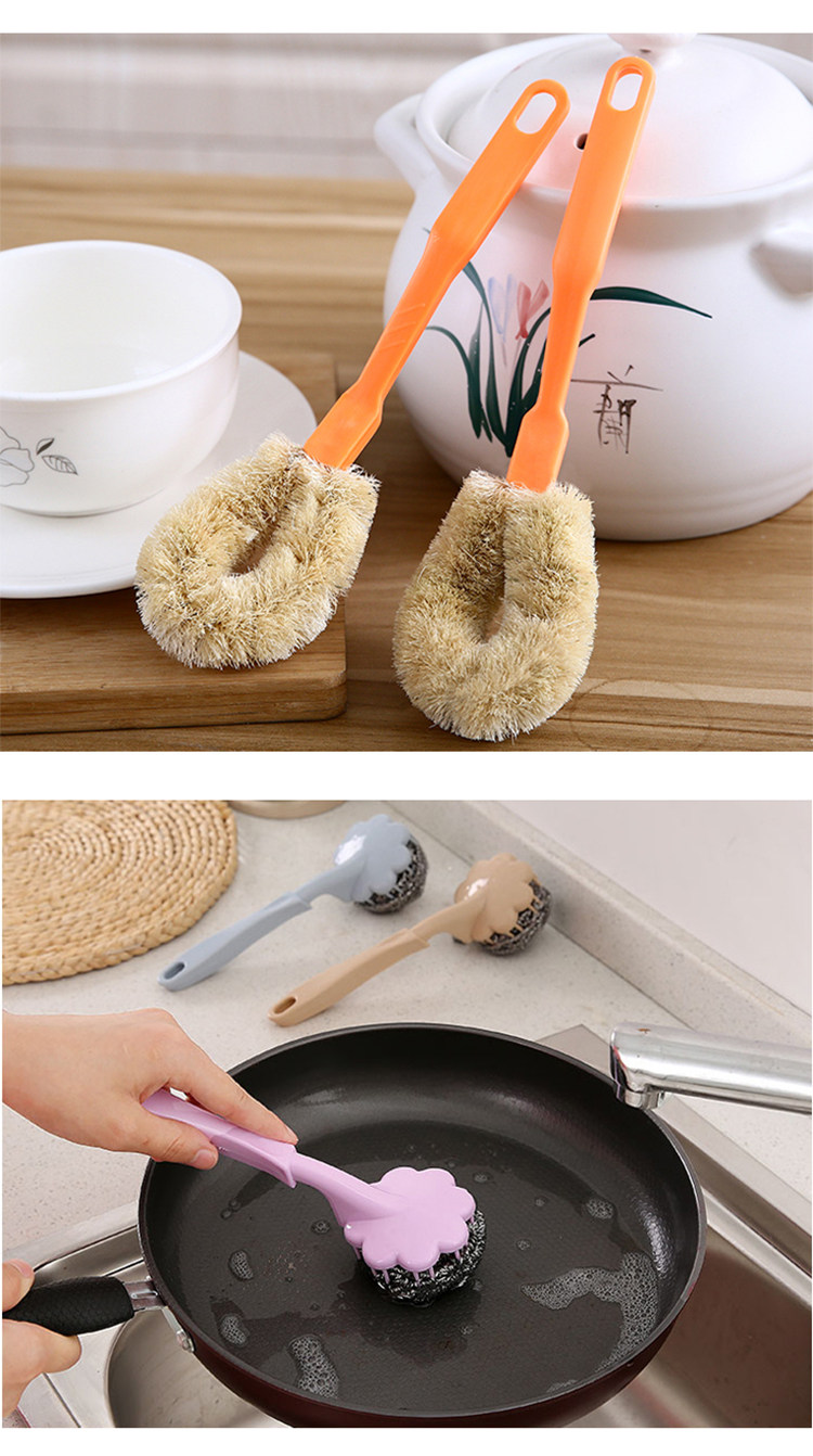 支持一件代发居家去污长柄洗锅刷用品洗碗刷家用洗锅刷子水槽灶台