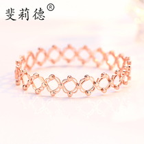 Lord of the Rings ring telescopic female bracelet integrated bracelet Net red tremble sound same bracelet female fashion simple Joker hand decoration