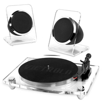 American Victrola modern transparent acrylic bluetooth vinyl record player phonograph record player home speaker