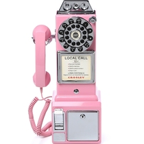 American Crosley retro telephone landline coin-operated wall-mounted creative old-fashioned antique home landline