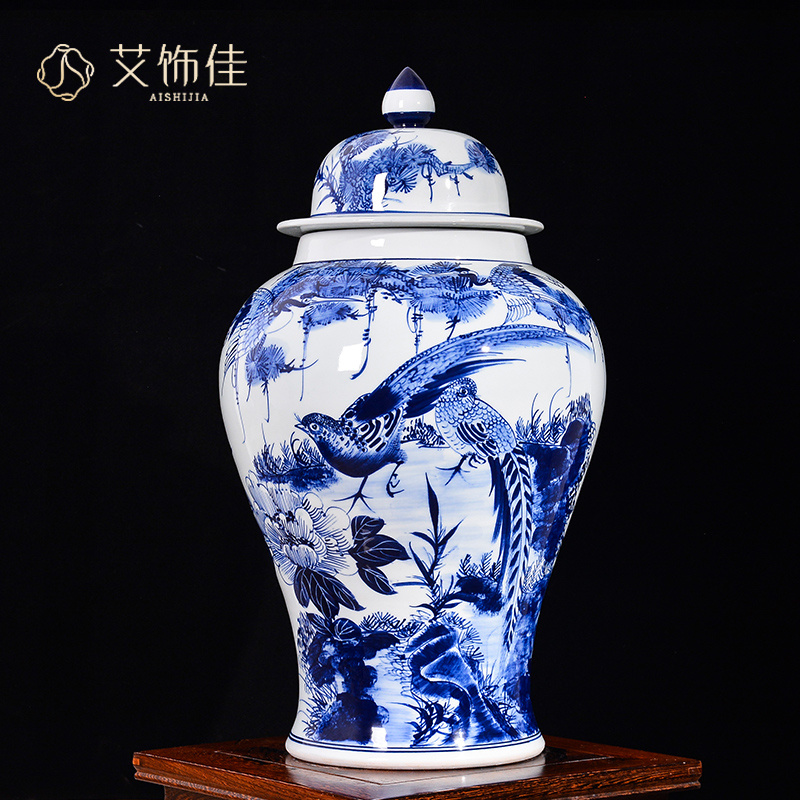 Jingdezhen ceramics archaize general storage tank jar airtight canister to candy jar household act the role ofing is tasted furnishing articles in the living room